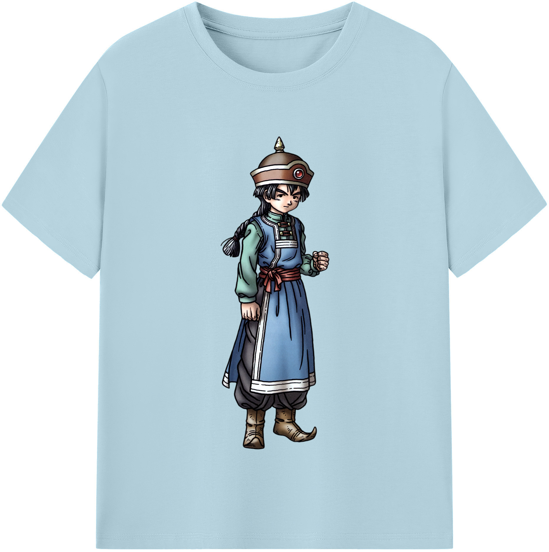 （画像用） ドラゴンクエスト Doragon Kuesuto Dragon Quest 綿100％半袖Tシャツ（フロントプリント）